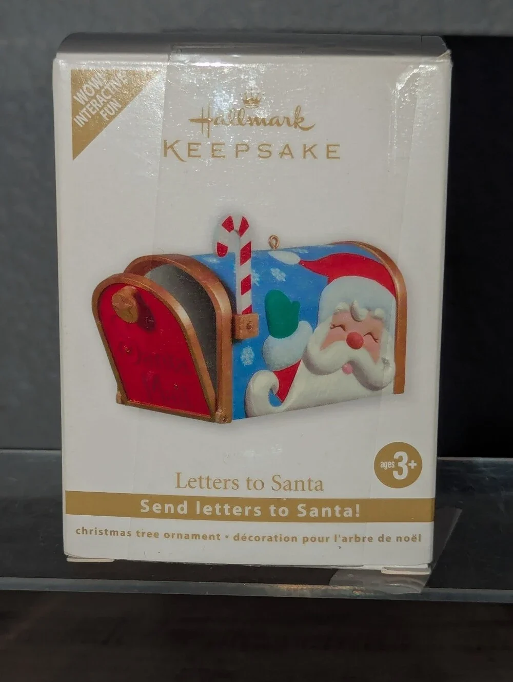 2011 Hallmark Keepsake Interactive Letters to Santa Mailbox Ornament